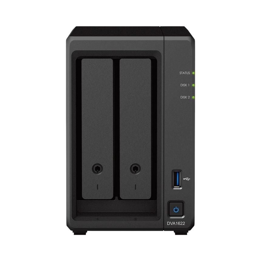 Synology DVA1622 16-Channel 2-Bay Deep Learning NVR (No HDD) — Being Shipped