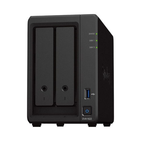 Synology DVA1622 16-Channel 2-Bay Deep Learning NVR (No HDD) — Being Shipped