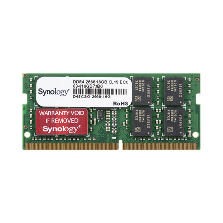 Synology 16GB DDR4 2666 MHz ECC SO-DIMM Memory Module — Being Shipped