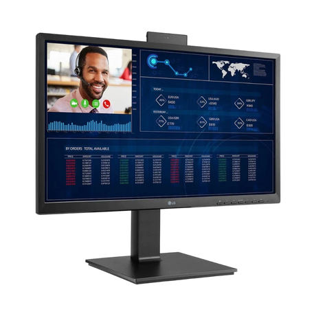 LG 23.8" FHD All-in-One Thin Client PC, Intel Celeron J4105, 8GB DDR4 RAM, 128GB SSD — Being Shipped