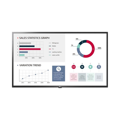 LG UL3G Class 43" 16:9 60Hz 4K UHD IPS LED Conference Room & Digital Signage Display — Being Shipped