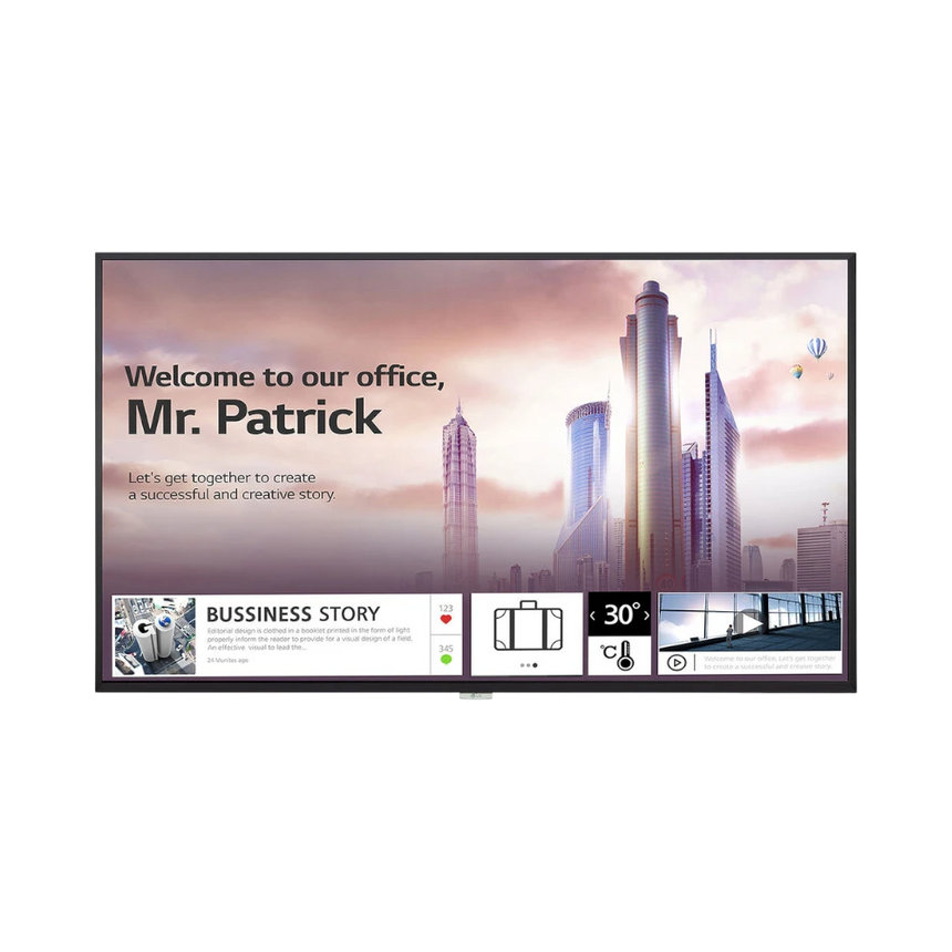 LG UH5F-H Class 86" 16:9 120Hz 4K UHD IPS LED Digital Signage & Conference Room Smart Display — Being Shipped