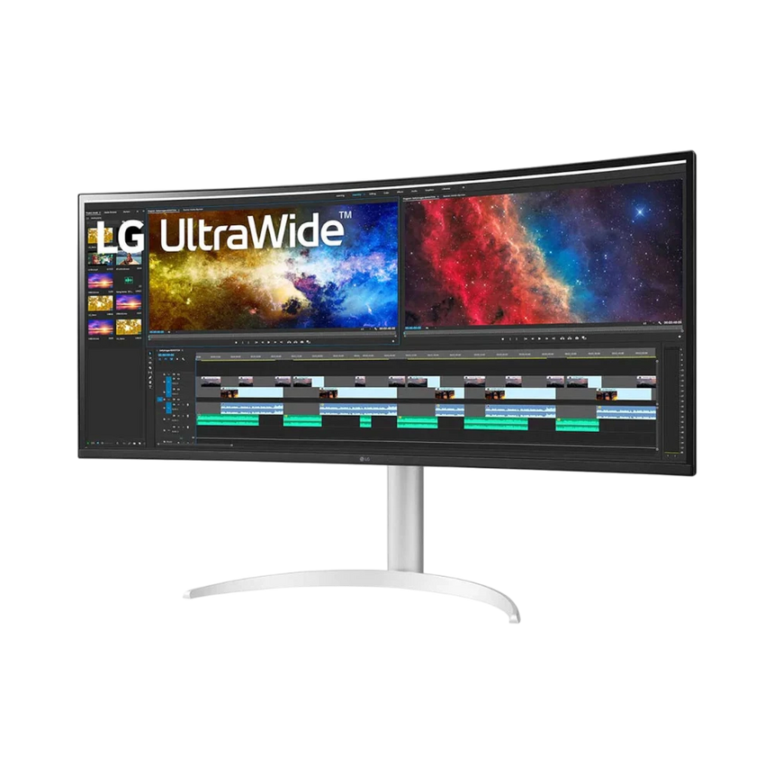 LG 38BP85C-W 37.5" 21:9 60Hz FreeSync 4K IPS Curved Monitor (Black & White) — Being Shipped
