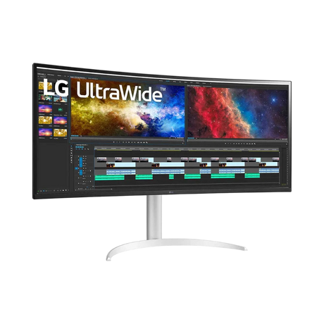 LG 38BP85C-W 37.5" 21:9 60Hz FreeSync 4K IPS Curved Monitor (Black & White) — Being Shipped
