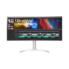 LG 38BP85C-W 37.5" 21:9 60Hz FreeSync 4K IPS Curved Monitor (Black & White) — Being Shipped