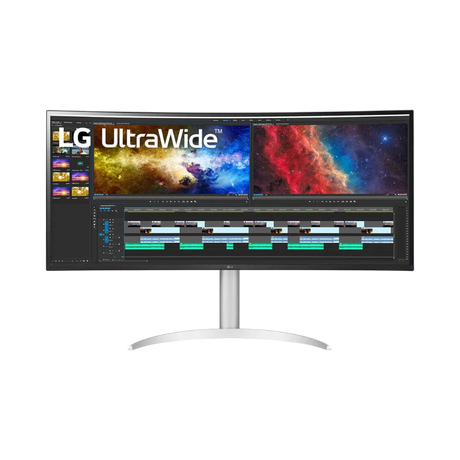 LG 38BP85C-W 37.5" 21:9 60Hz FreeSync 4K IPS Curved Monitor (Black & White) — Being Shipped
