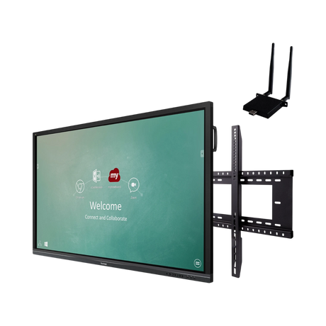 ViewSonic ViewBoard IFP8650 86" Class 4K UHD Commercial Smart Touchscreen LED Bundle with Wi-Fi Module & Wall Mount — Being Shipped