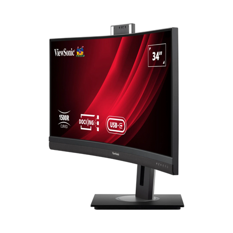 ViewSonic VG3457CV 34" 1440p Ultrawide Curved Video Conferencing Monitor — Being Shipped