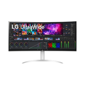 LG UltraWide 40WP95C-W 39.7" 21:9 72Hz FreeSync 5K2K HDR IPS Curved Monitor (Silver) — Being Shipped