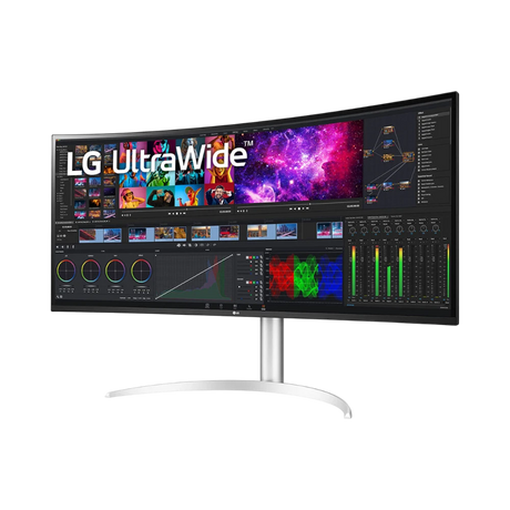 LG UltraWide 40WP95C-W 39.7" 21:9 72Hz FreeSync 5K2K HDR IPS Curved Monitor (Silver) — Being Shipped