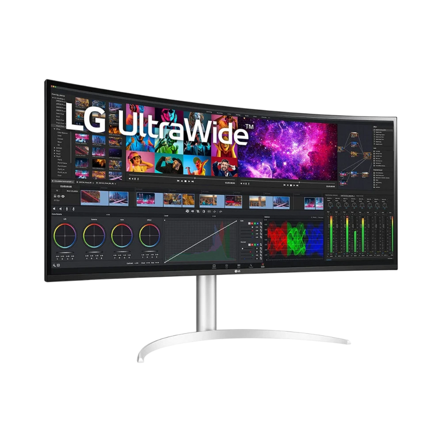 LG UltraWide 40WP95C-W 39.7" 21:9 72Hz FreeSync 5K2K HDR IPS Curved Monitor (Silver) — Being Shipped