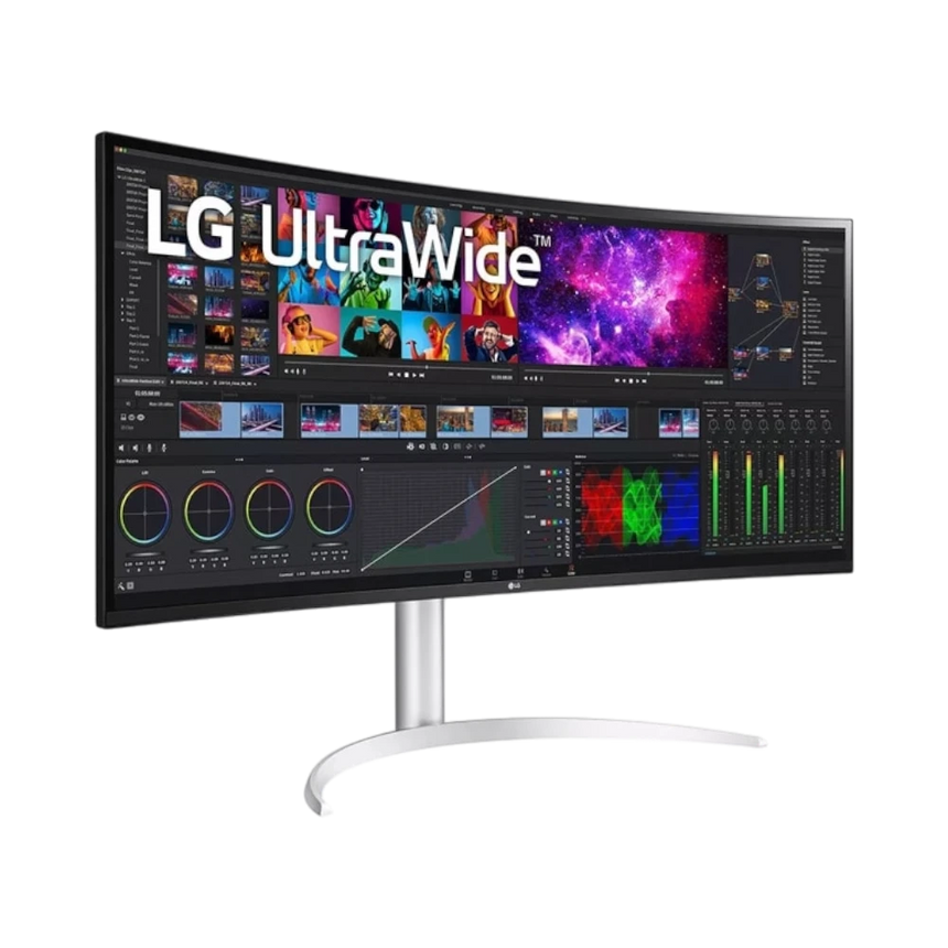 LG UltraWide 40WP95C-W 39.7" 21:9 72Hz FreeSync 5K2K HDR IPS Curved Monitor (Silver) — Being Shipped