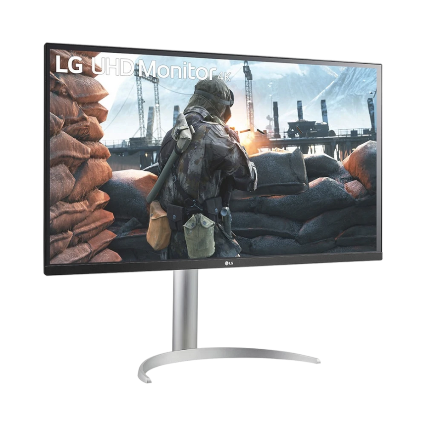 LG 27BP55U-B 27" 16:9 60Hz FreeSync 4K UHD HDR IPS Monitor (White/Black/Silver) — Being Shipped