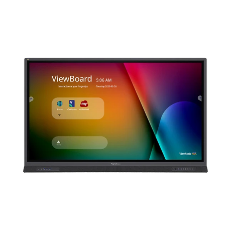 ViewSonic IFP6552-1C-C1 65" UHD 4K ViewBoard Interactive Flat Panel Bundle with Chromebox, Wi-Fi Module & Wall Mount — Being Shipped