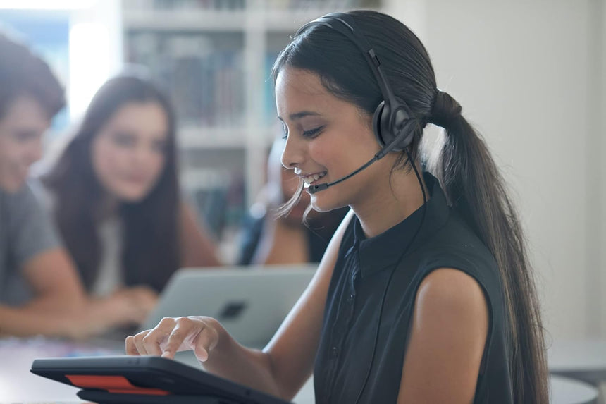 Logitech H111 For EDU Wired 3.5mm Stereo Computer On Ear Headset — Being Shipped