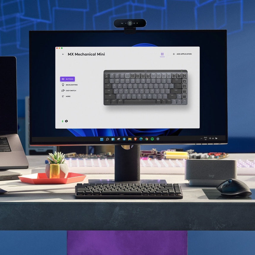 Logitech MX Mechanical Mini Wireless Keyboard (Gray, Linear) — Being Shipped