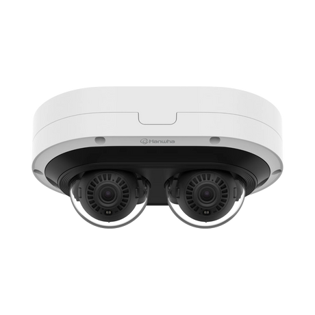 Hanwha Vision PNM-12082RVD 6MP 2-Sensor Outdoor Multidirectional Network Dome Camera with Night Vision — Being Shipped