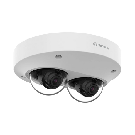 Hanwha Vision PNM-7002VD 2MP 2-Sensor Outdoor Multidirectional Network Dome Camera (No Lens) — Being Shipped