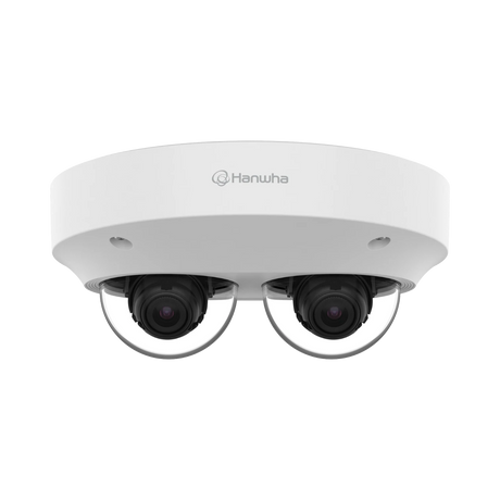 Hanwha Vision PNM-7002VD 2MP 2-Sensor Outdoor Multidirectional Network Dome Camera (No Lens) — Being Shipped
