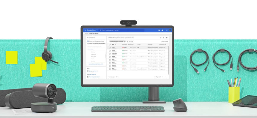 Logitech Small Room Solution with Tap & MeetUp for Google Meet Rooms — Being Shipped