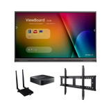 ViewSonic IFP7552-1C-C1 75" UHD 4K ViewBoard Interactive Flat Panel Bundle with Chromebox, Wi-Fi Module & Wall Mount — Being Shipped
