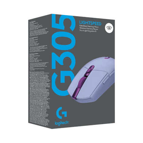 Logitech G G305 LIGHTSPEED Wireless Mouse (Lilac) — Being Shipped