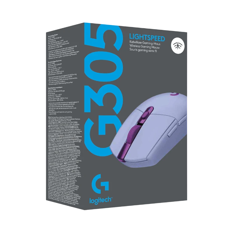 Logitech G G305 LIGHTSPEED Wireless Mouse (Lilac) — Being Shipped