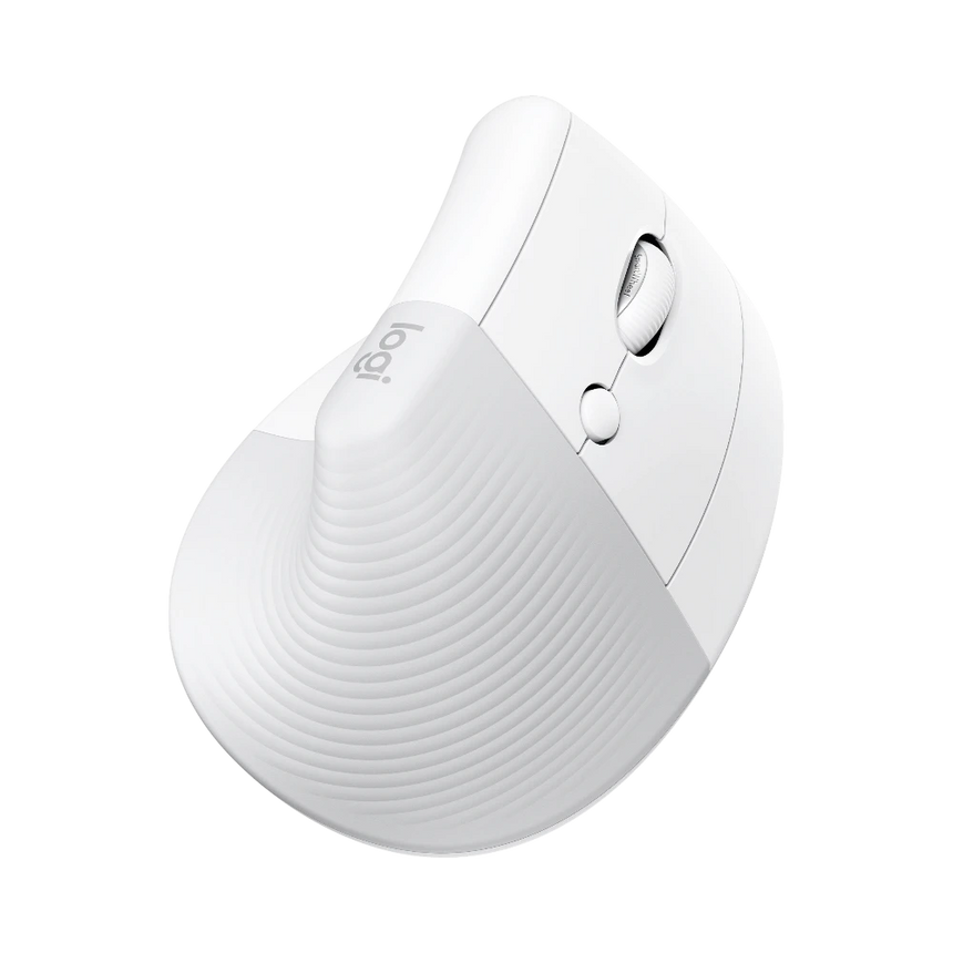 Logitech Lift for Mac Vertical Ergonomic Wireless Mouse (Off-White) — Being Shipped