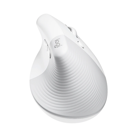 Logitech Lift for Mac Vertical Ergonomic Wireless Mouse (Off-White) — Being Shipped