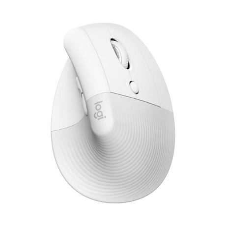 Logitech Lift for Mac Vertical Ergonomic Wireless Mouse (Off-White) — Being Shipped