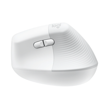 Logitech Lift for Mac Vertical Ergonomic Wireless Mouse (Off-White) — Being Shipped