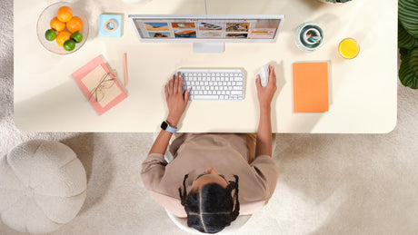 Logitech Lift for Mac Vertical Ergonomic Wireless Mouse (Off-White) — Being Shipped