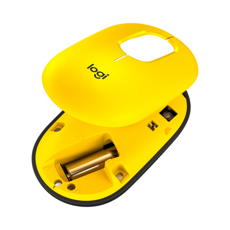 Logitech POP Silent Wireless Bluetooth Mouse (Blast Yellow) — Being Shipped