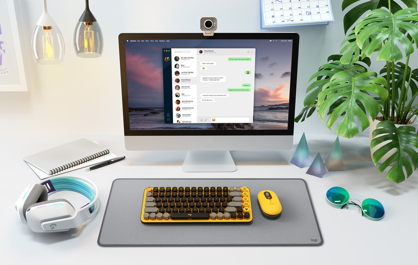 Logitech POP Silent Wireless Bluetooth Mouse (Blast Yellow) — Being Shipped