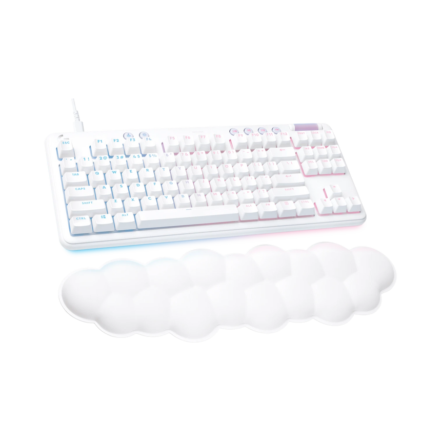 Logitech G G713 Mechanical Gaming Keyboard (White Mist, GX Red Switches) — Being Shipped