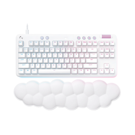 Logitech G G713 Mechanical Gaming Keyboard (White Mist, GX Red Switches) — Being Shipped