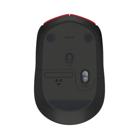 Logitech M170 Ambidextrous Wireless Mouse (Red) — Being Shipped
