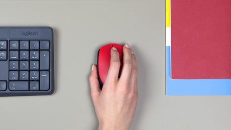 Logitech M170 Ambidextrous Wireless Mouse (Red) — Being Shipped