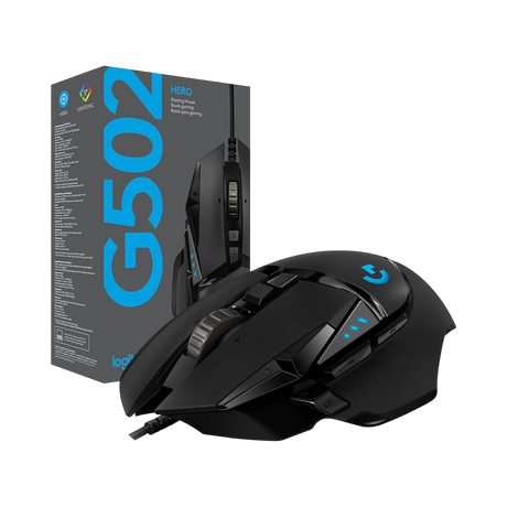 Logitech G G502 HERO Gaming Mouse (Black) — Being Shipped
