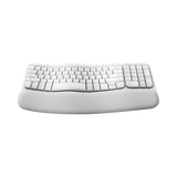 Logitech Wave Keys Wireless Ergonomic Keyboard (Off-White) — Being Shipped