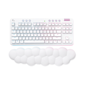 Logitech G G715 LIGHTSPEED Wireless Mechanical Gaming Keyboard (White Mist, GX Red Switches) — Being Shipped