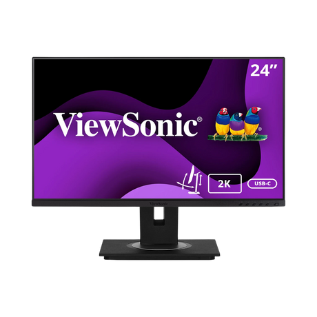 ViewSonic VG2455-2K 24" 1440p Ergonomic 40-Degree Tilt IPS Monitor with USB C — Being Shipped