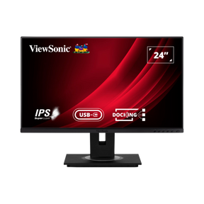 ViewSonic VG2456 24" Docking Monitor featuring USB Type-C and Ethernet — Being Shipped