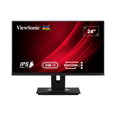 ViewSonic VG2456 24" Docking Monitor featuring USB Type-C and Ethernet — Being Shipped