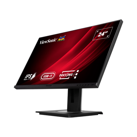 ViewSonic VG2456 24" Docking Monitor featuring USB Type-C and Ethernet — Being Shipped