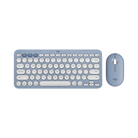 Logitech Pebble 2 Wireless Keyboard & Mouse Combo for Mac (Tonal Blue) — Being Shipped
