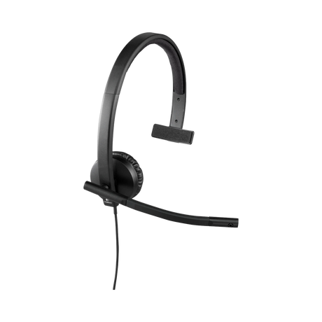 Logitech H570e Wired USB Headset (Mono, USB-A) — Being Shipped