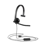 Logitech H570e Wired USB Headset (Mono, USB-A) — Being Shipped