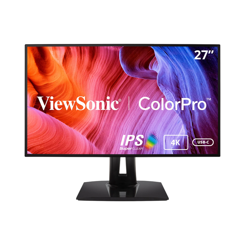ViewSonic VP2768a-4K 27" 4K UHD Pantone Validated 100% sRGB Monitor with Docking Station Design — Being Shipped