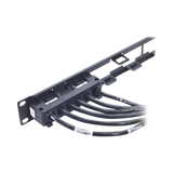 APC Data Distribution Cable, CAT6 UTP CMR 6XRJ-45 Black, 23FT (7.0M) — Being Shipped